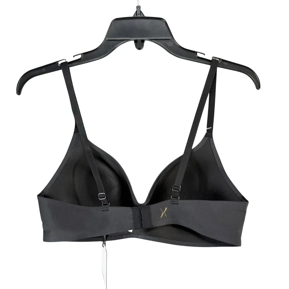Knix Infinity Bra Womens XL Black Wireless Comfort Support Everyday Minimalist